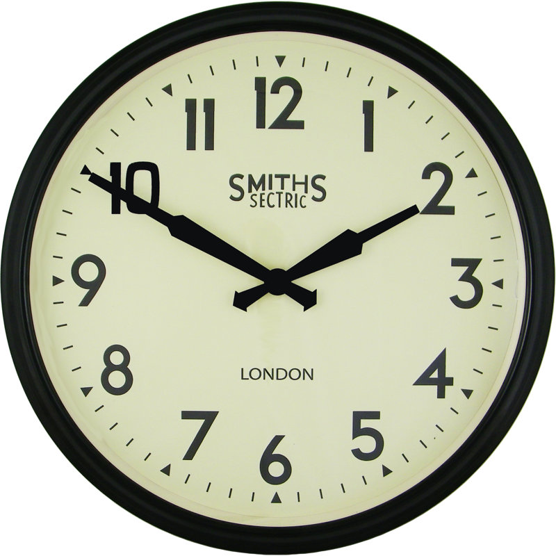 Roger Lascelles Clocks Smiths I 50cm Wall Clock & Reviews Wayfair.co.uk